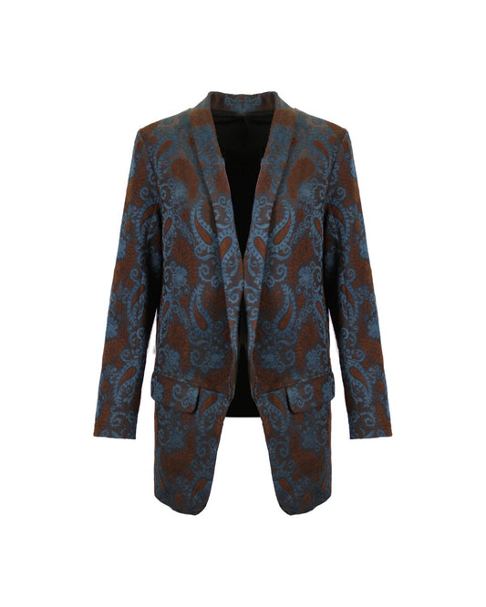 Blazer Pecan Estampado – Anonyme Designers