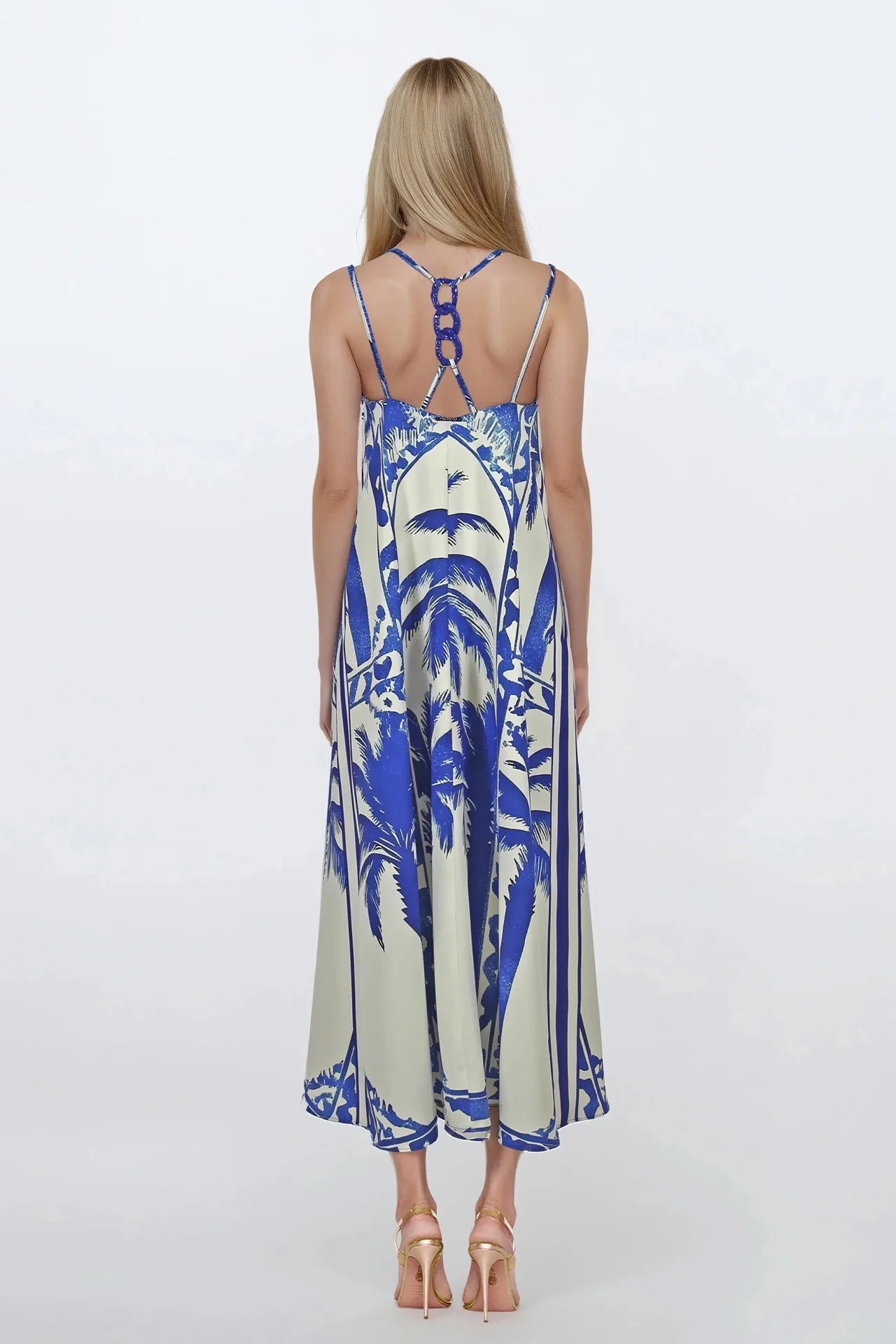Vestido Midi Estampado - Sahoco