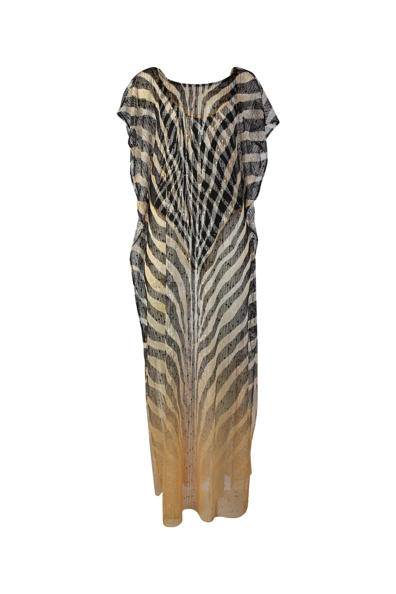 Vestido Kaftan Translúcido Multicolor - Sahoco