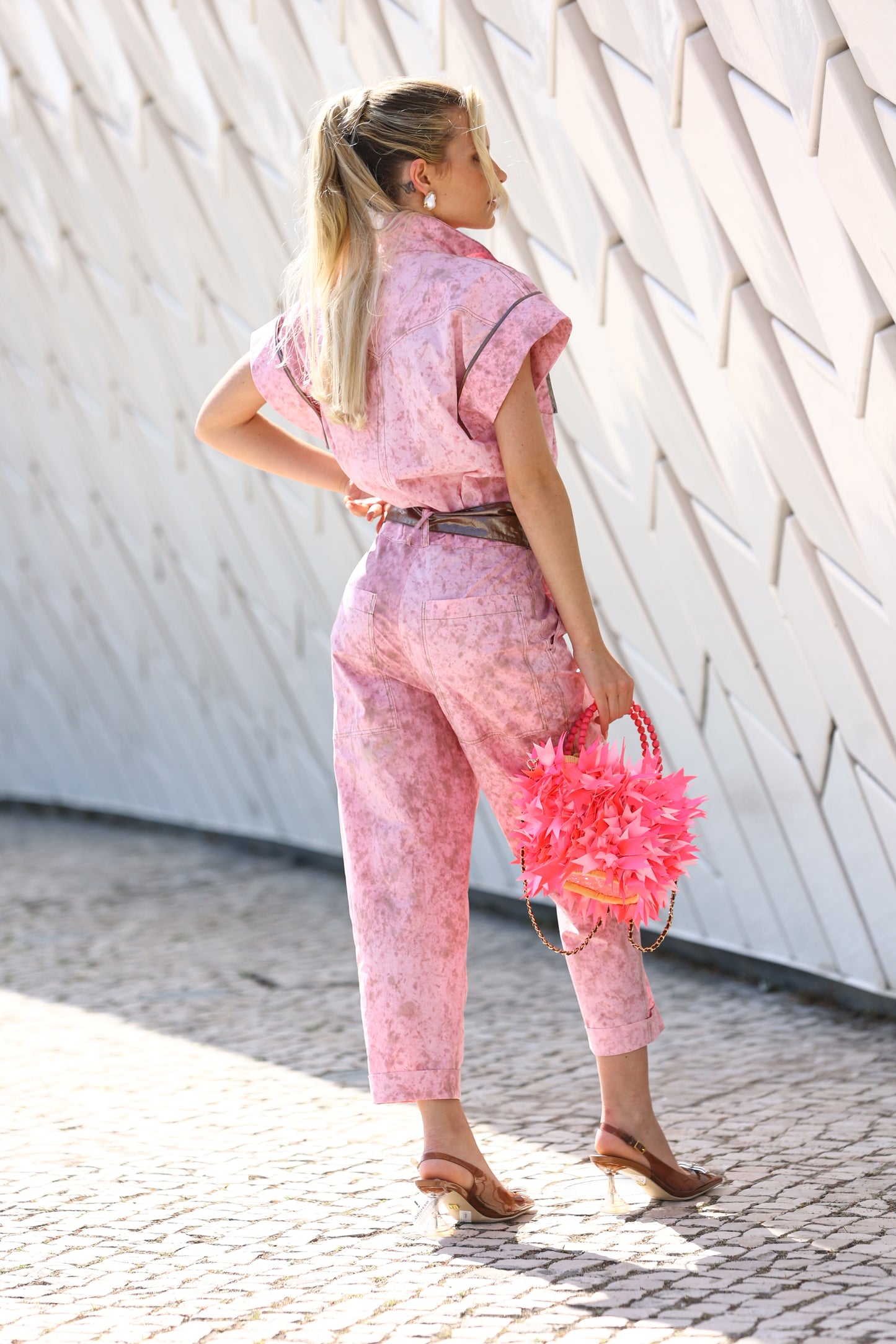 Macacão Rosa AVVERBIO - Masavi