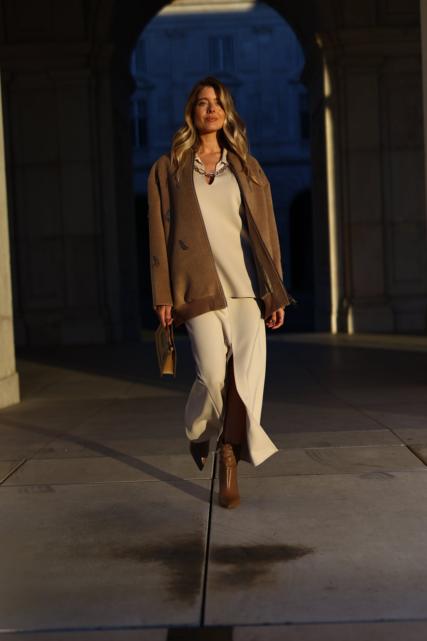 Casaco Bomber com Aplicações Metálicas - Simona Corsellini