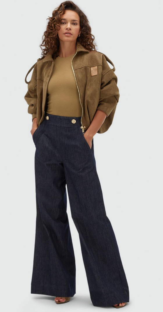 Casaco Vito Oversized Efeito Camurça – Josh V