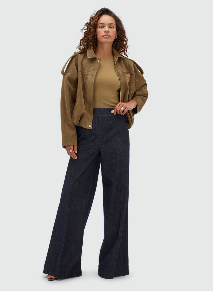 Casaco Vito Oversized Efeito Camurça – Josh V