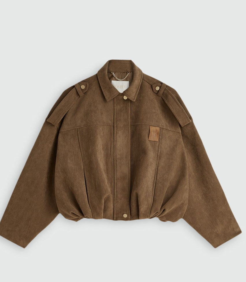 Casaco Vito Oversized Efeito Camurça – Josh V
