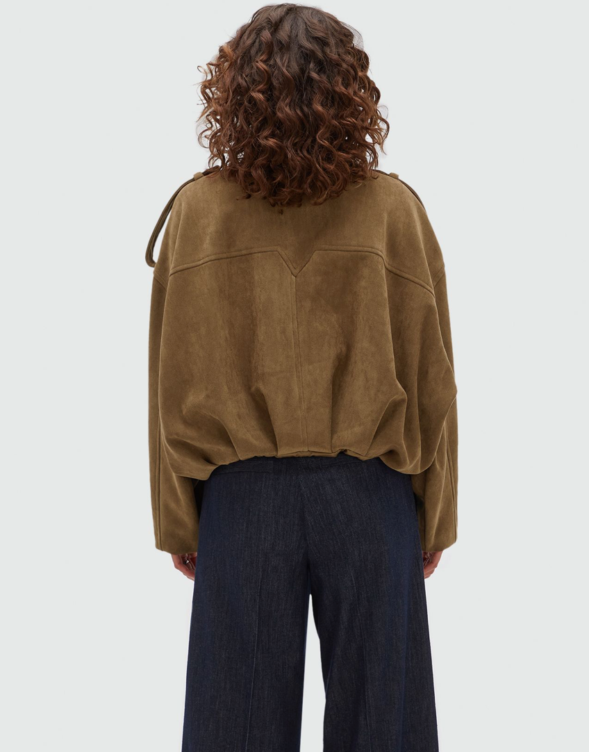 Casaco Vito Oversized Efeito Camurça – Josh V