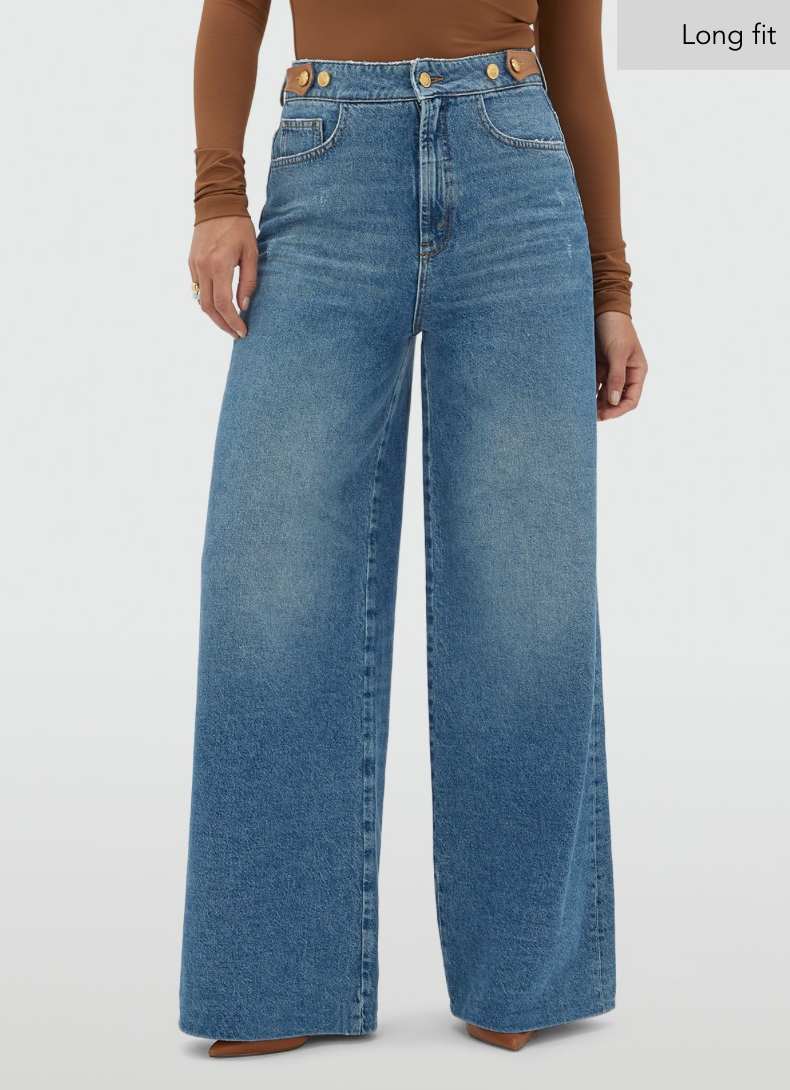 Jeans Wide Leg Gloria Cintura Subida – Josh V