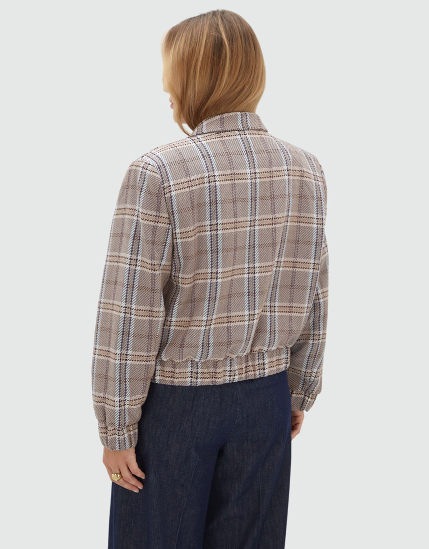 Casaco Oversized Pepper Xadrez Cognac – Josh V