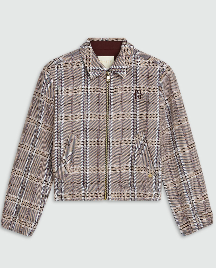 Casaco Oversized Pepper Xadrez Cognac – Josh V