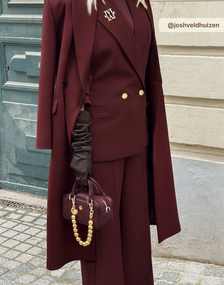 Amandine Bag Burgundy – Josh V