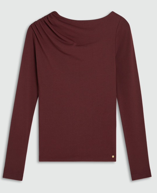 T-Shirt Lenie Burgundy – Josh V