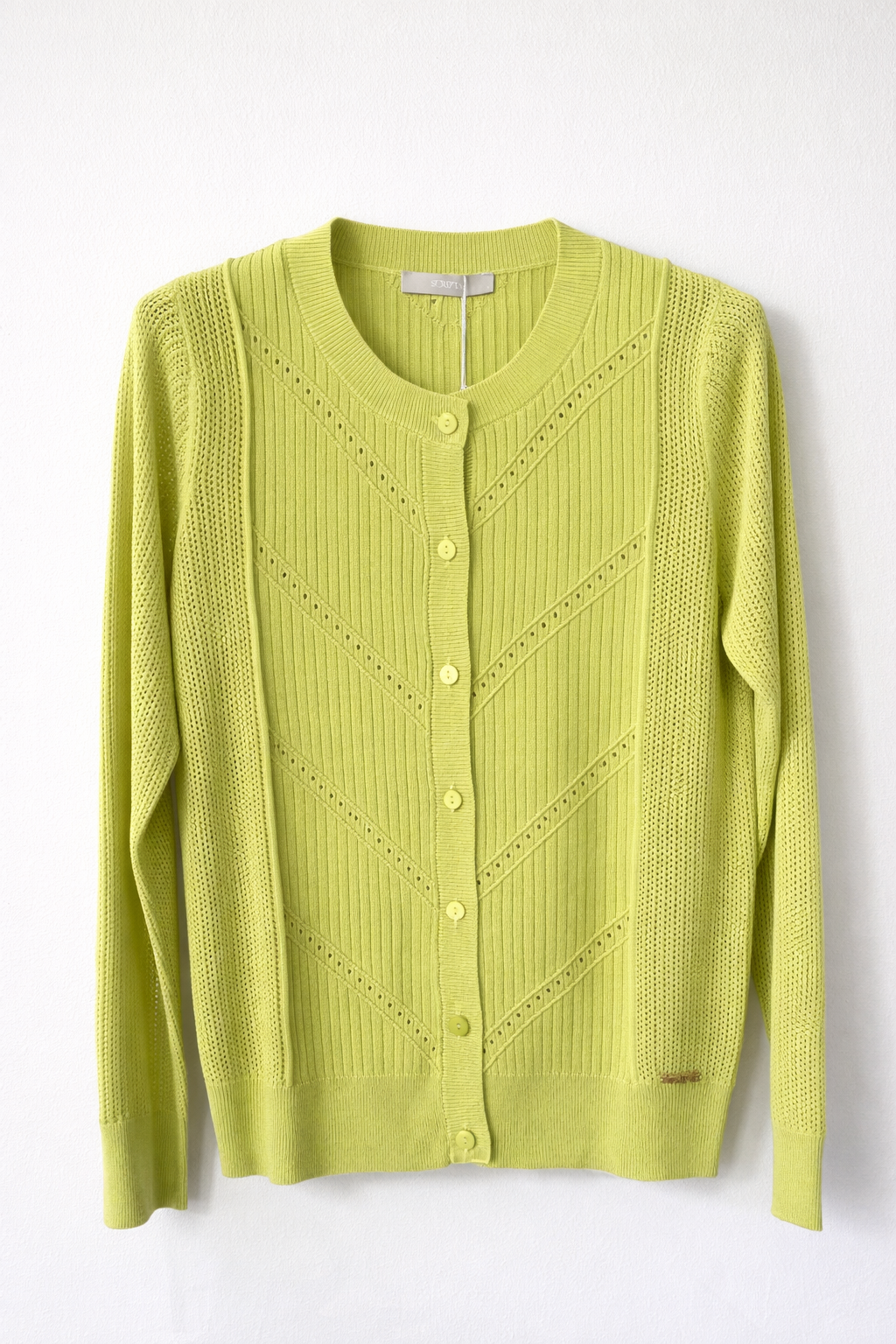 Cardigan Malha Trabalhada com Botões – Scripta