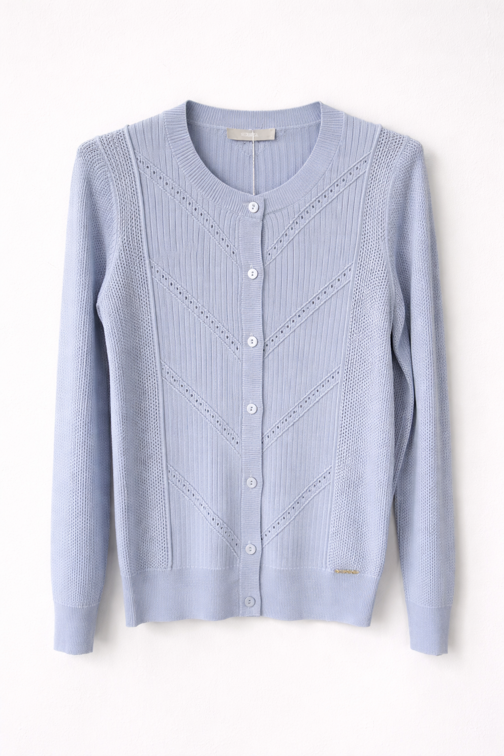 Cardigan Malha Trabalhada com Botões – Scripta