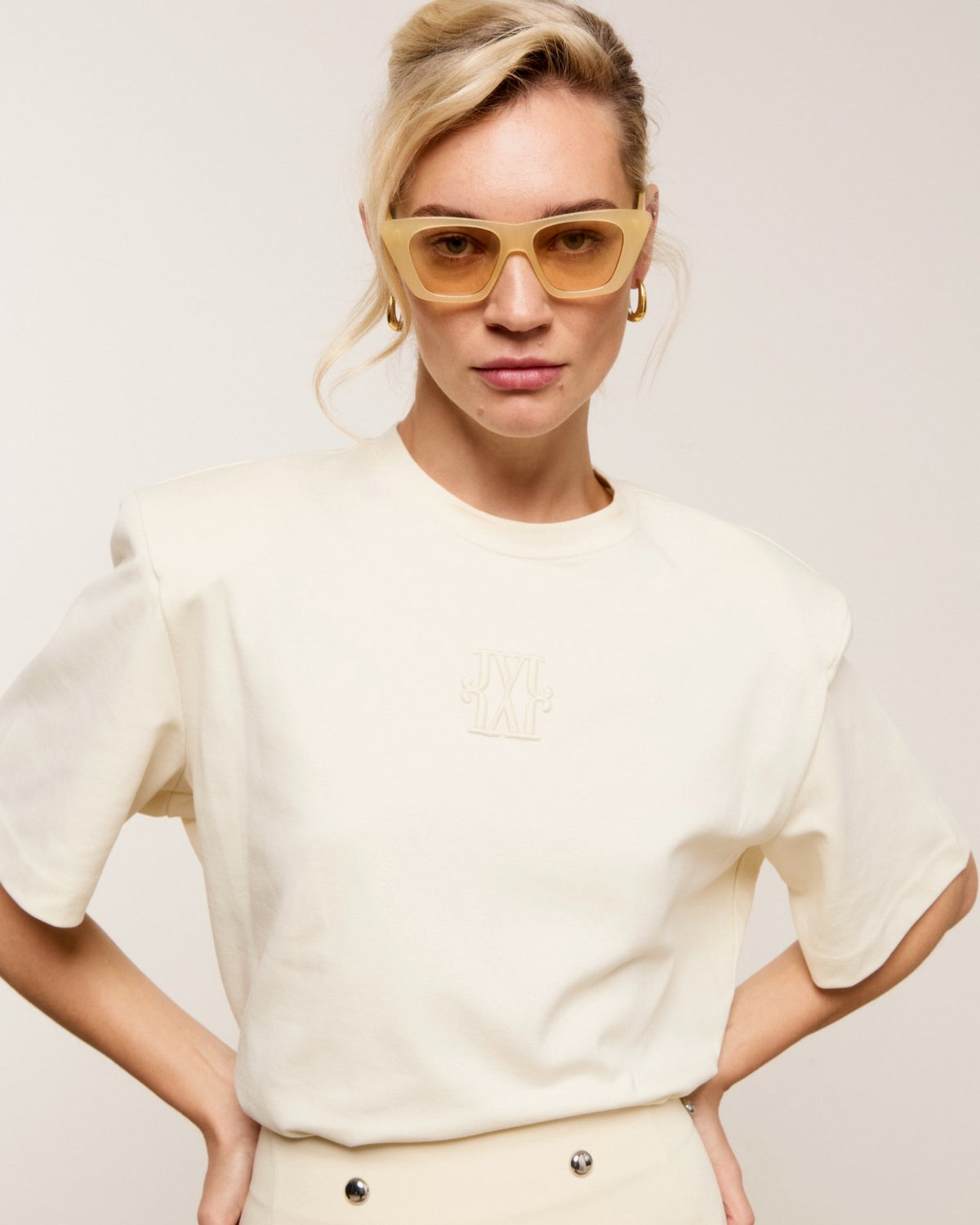 Body com Ombreiras Poppy Branco – Josh V