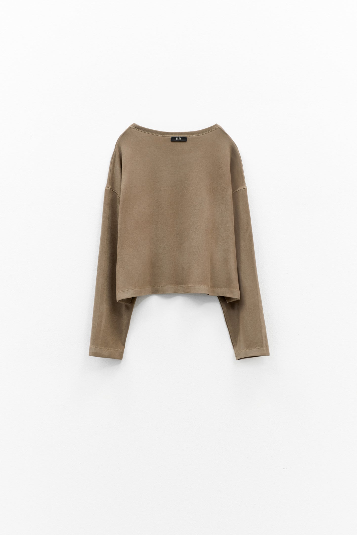 Sweat Oversize em Veludo Taupe – Eleh