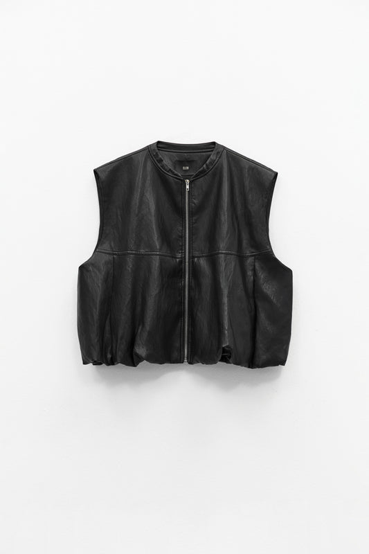 Colete Em Ecopele Preto – ELEH