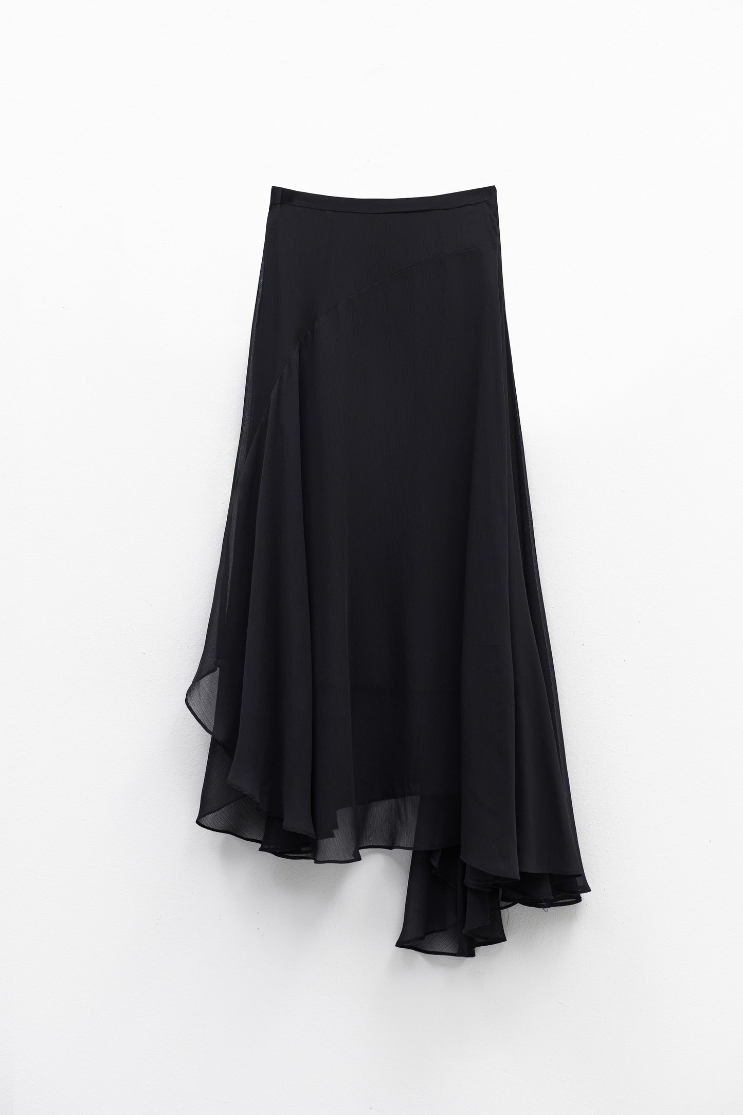 Saia Midi Assimétrica Fluida – Eleh