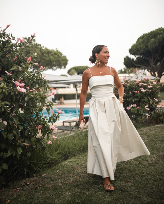 Vestido Encorpado Branco - Jijil