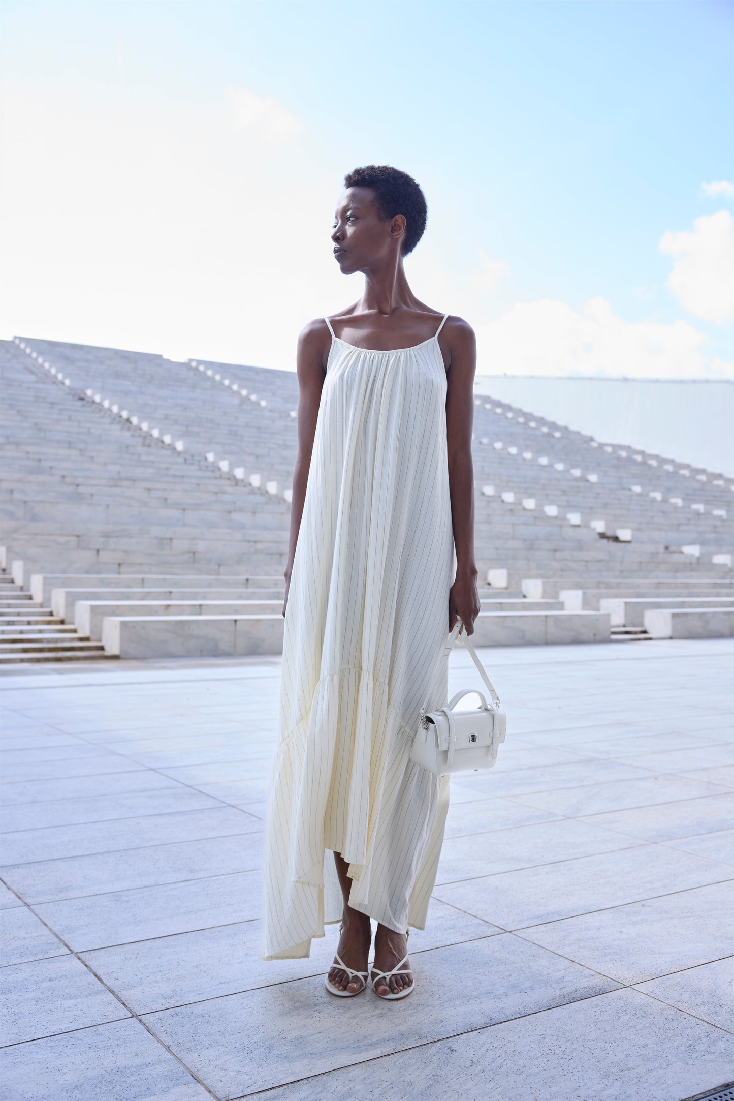 Vestido Longo Risca Fina - Eleh