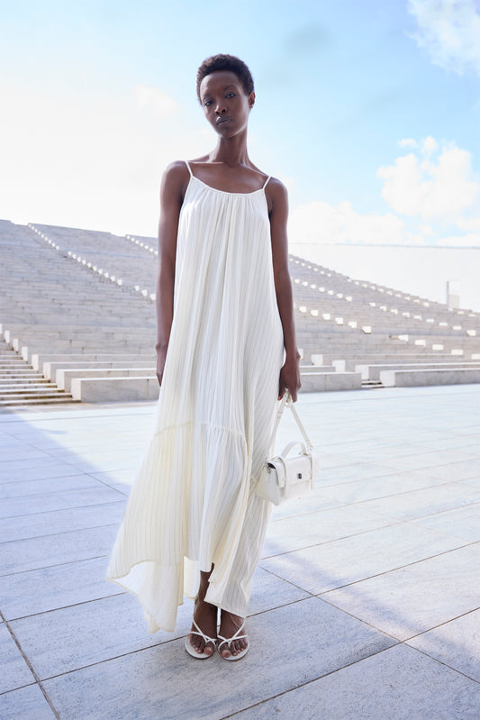 Vestido Longo Risca Fina - Eleh