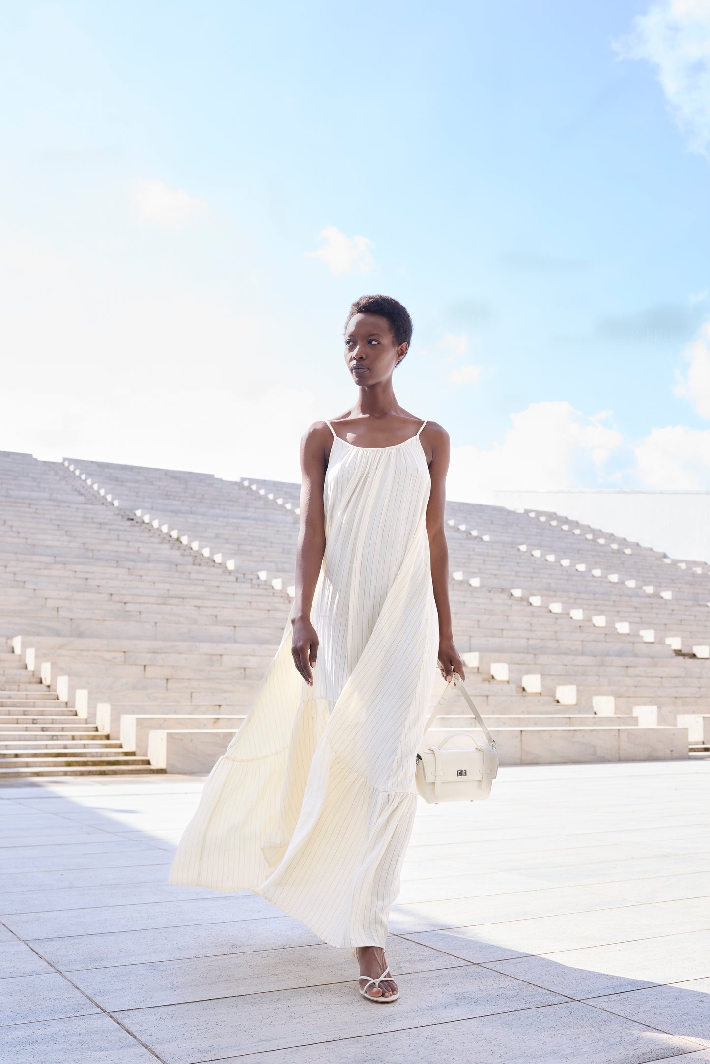 Vestido Longo Risca Fina - Eleh