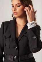 Load image into Gallery viewer, Black Rondine Jacket
