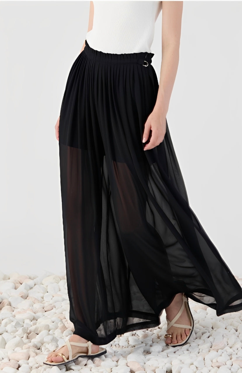 Calça Fluida Plissada – Eleh