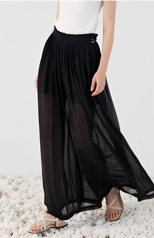 Calça Fluida Plissada – Eleh
