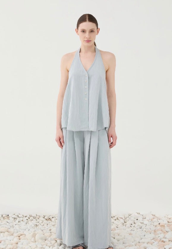 Top Fluido com Decote Halter – Eleh