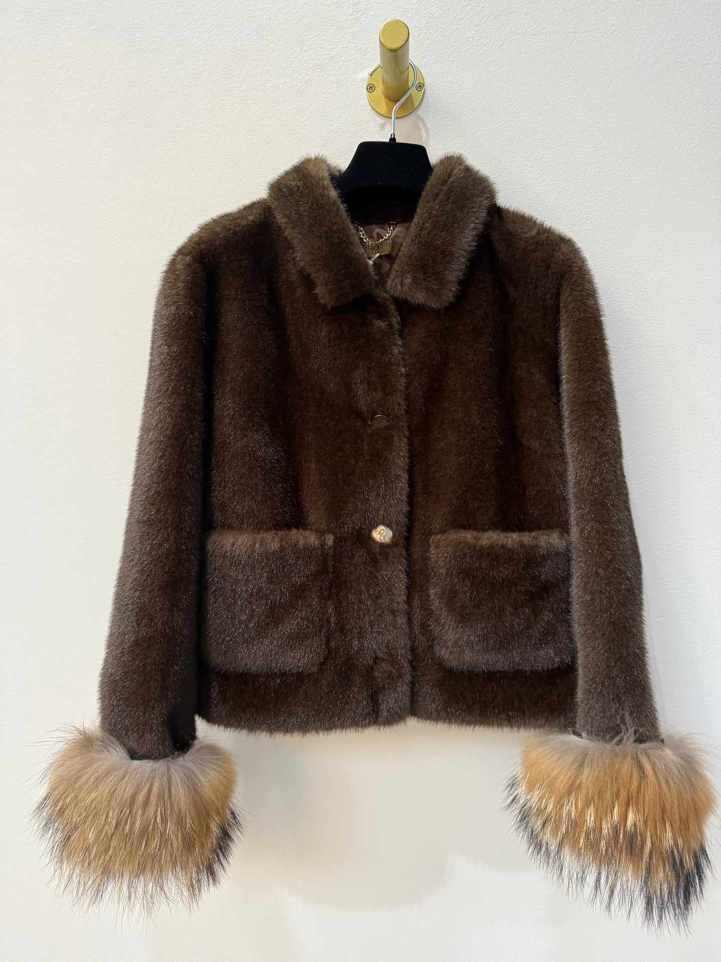 Casaco Em Pelo Com Punhos - Pho Firenze