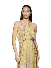 Afbeelding in Gallery-weergave laden, Vestido Longo Com Fendas em Eden Print - Simona Corsellini
