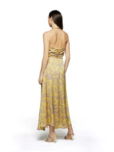 Afbeelding in Gallery-weergave laden, Vestido Longo Com Fendas em Eden Print - Simona Corsellini
