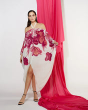 Afbeelding in Gallery-weergave laden, Vestido Kaftan Com Estampa de Flores - Simona Corsellini
