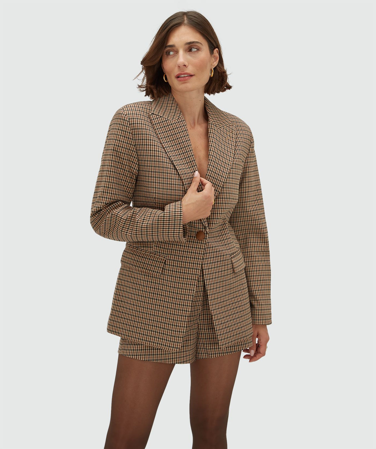 Blazer aos quadrados Beryl – Josh V