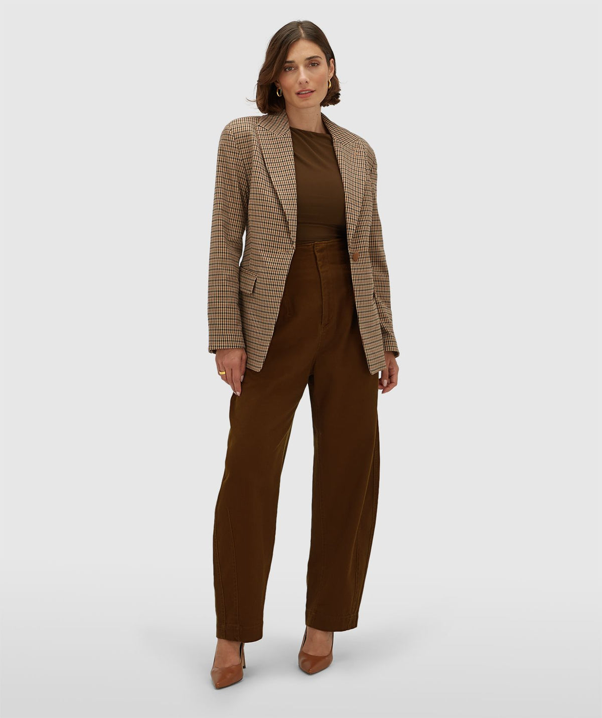 Blazer aos quadrados Beryl – Josh V