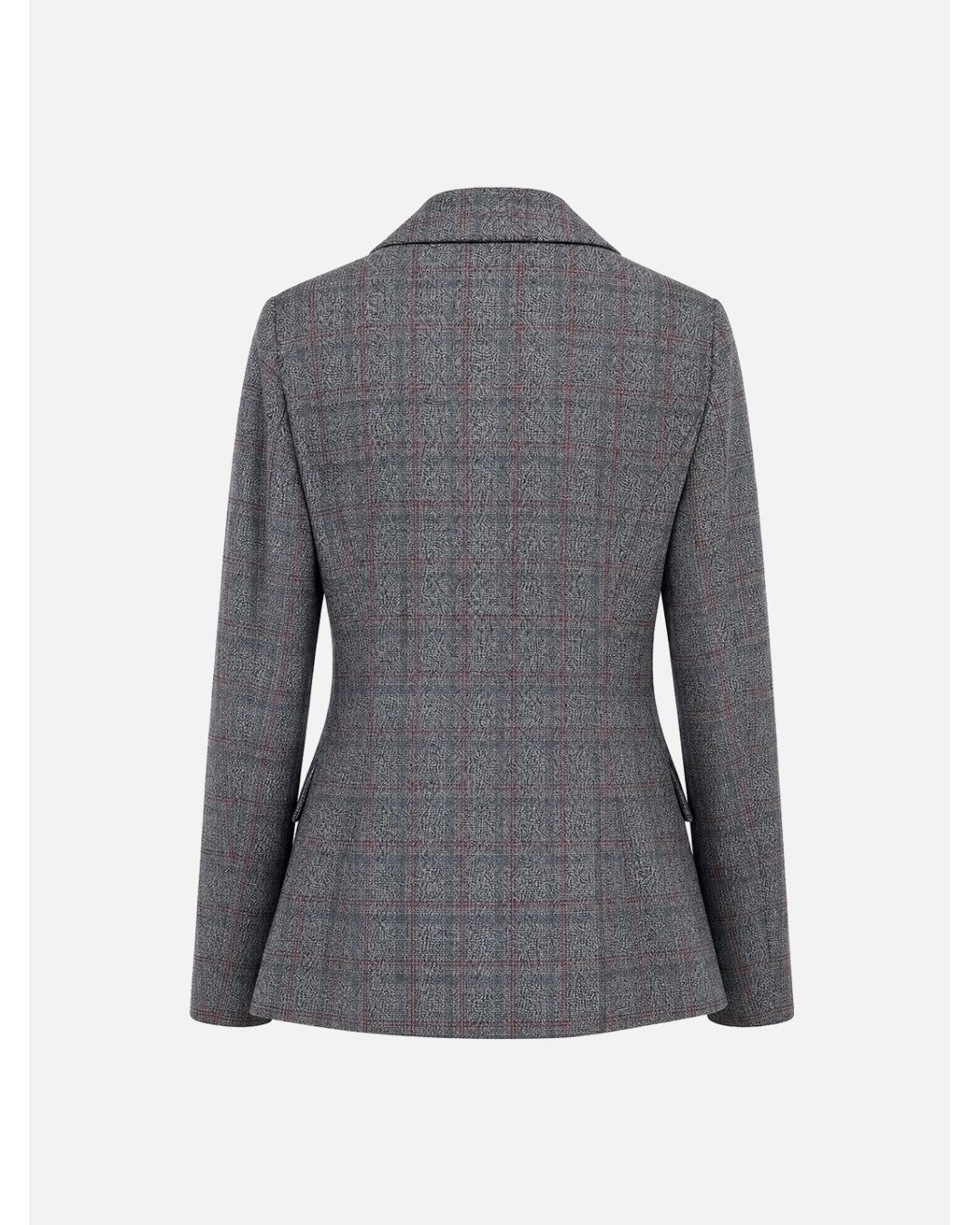 Blazer Curto Estampado Xadrez – Scripta — fotografia 1