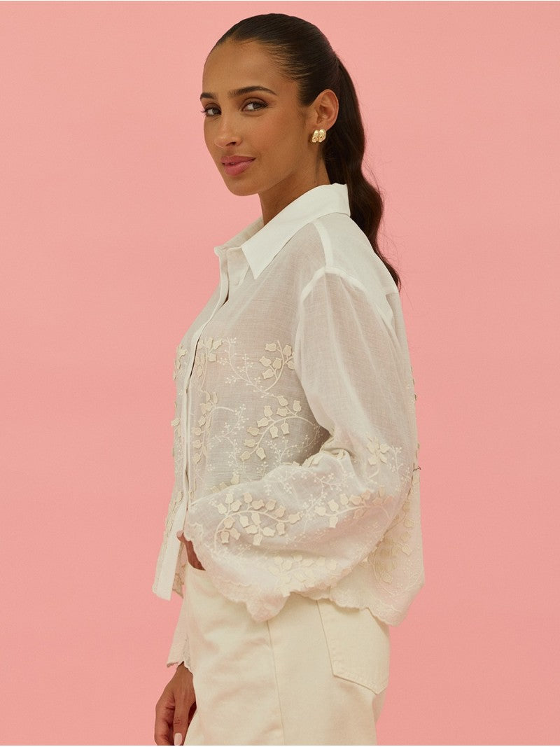 Blusa com Bordados - SCRIPTA
