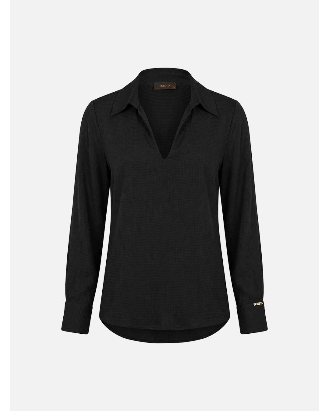 Blusa de Decote em V – Scripta — fotografia 1