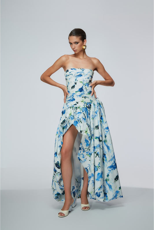 Vestido Bosa Floral Azul – Odi odi