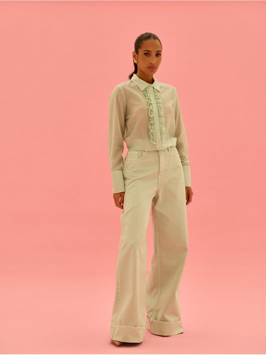 Jeans Wide Leg de Cintura Alta - Scripta