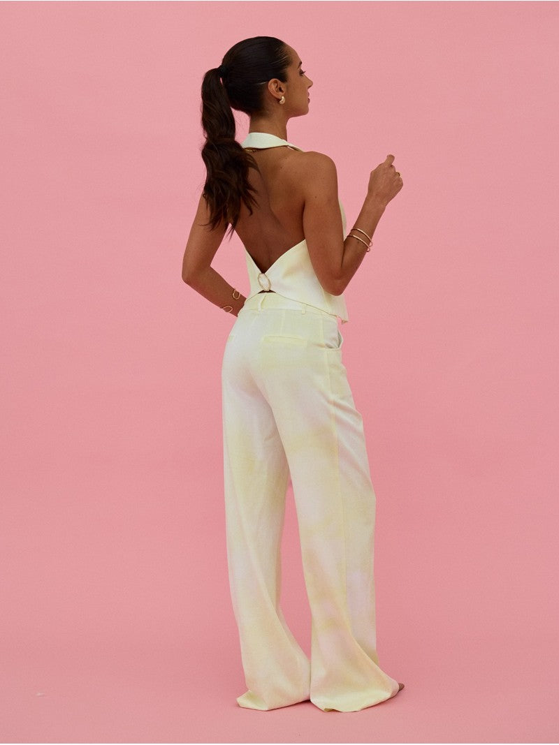 Calça Fluida Tie-Dye com Acessório Metálico – Scripta