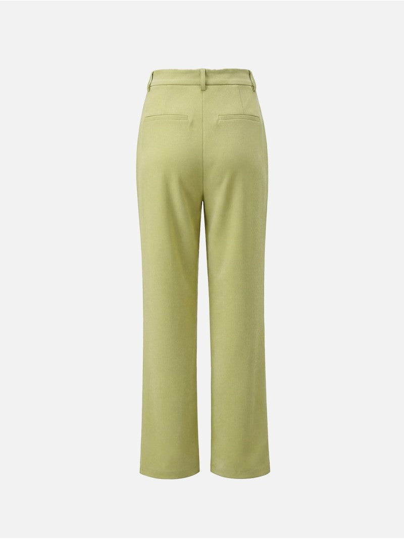 Calça Lisa de Corte Reto – Scripta