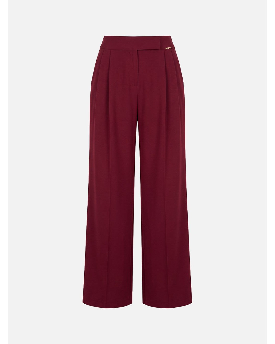 Calça Lisa Wide Leg com Pregas – Scripta — fotografia 7