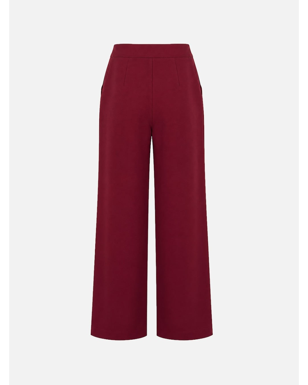 Calça Lisa Wide Leg com Pregas – Scripta — fotografia 9