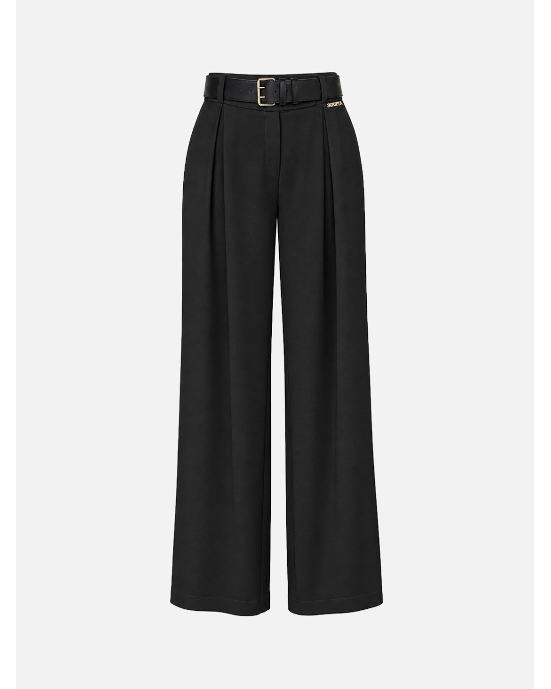 Calça Wide Leg com Prega e Cinto – Scripta — fotografia 1
