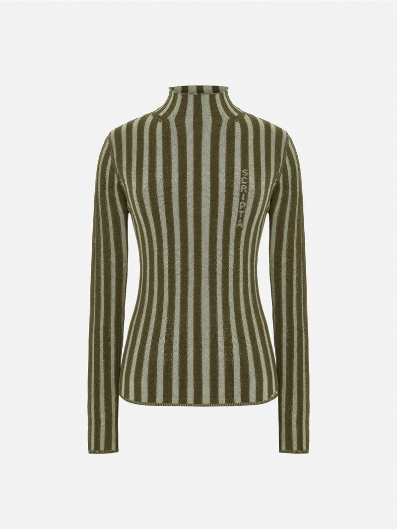 Camisola com Riscas Verticais - Scripta