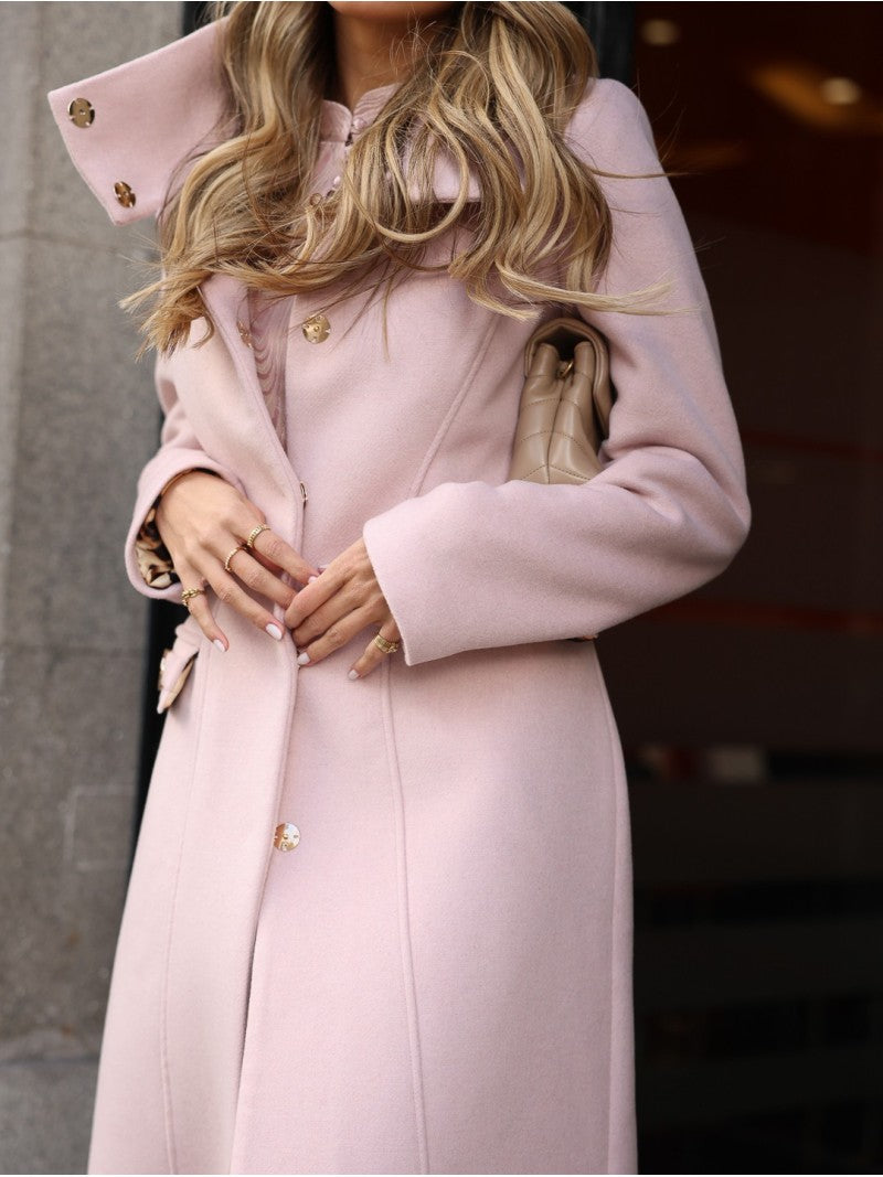 Casaco Comprido com Detalhes Metálicos – Scripta