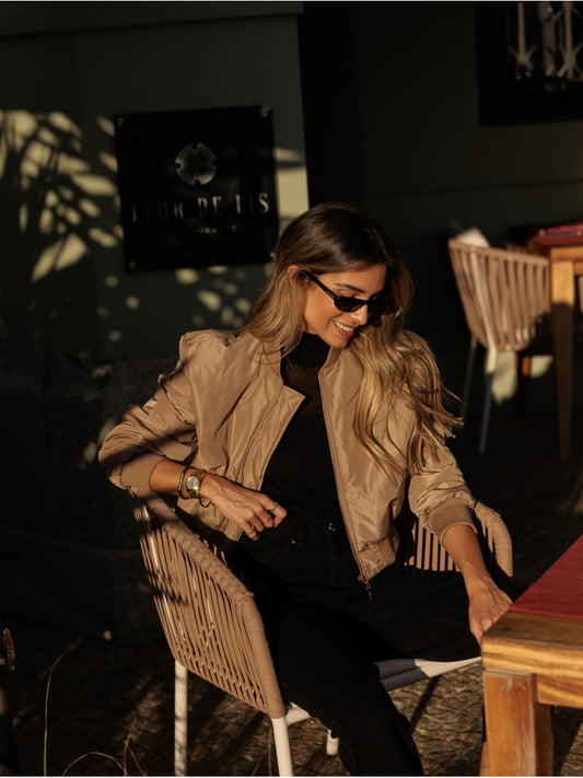 Casaco Curto Estilo Bomber  – Scripta