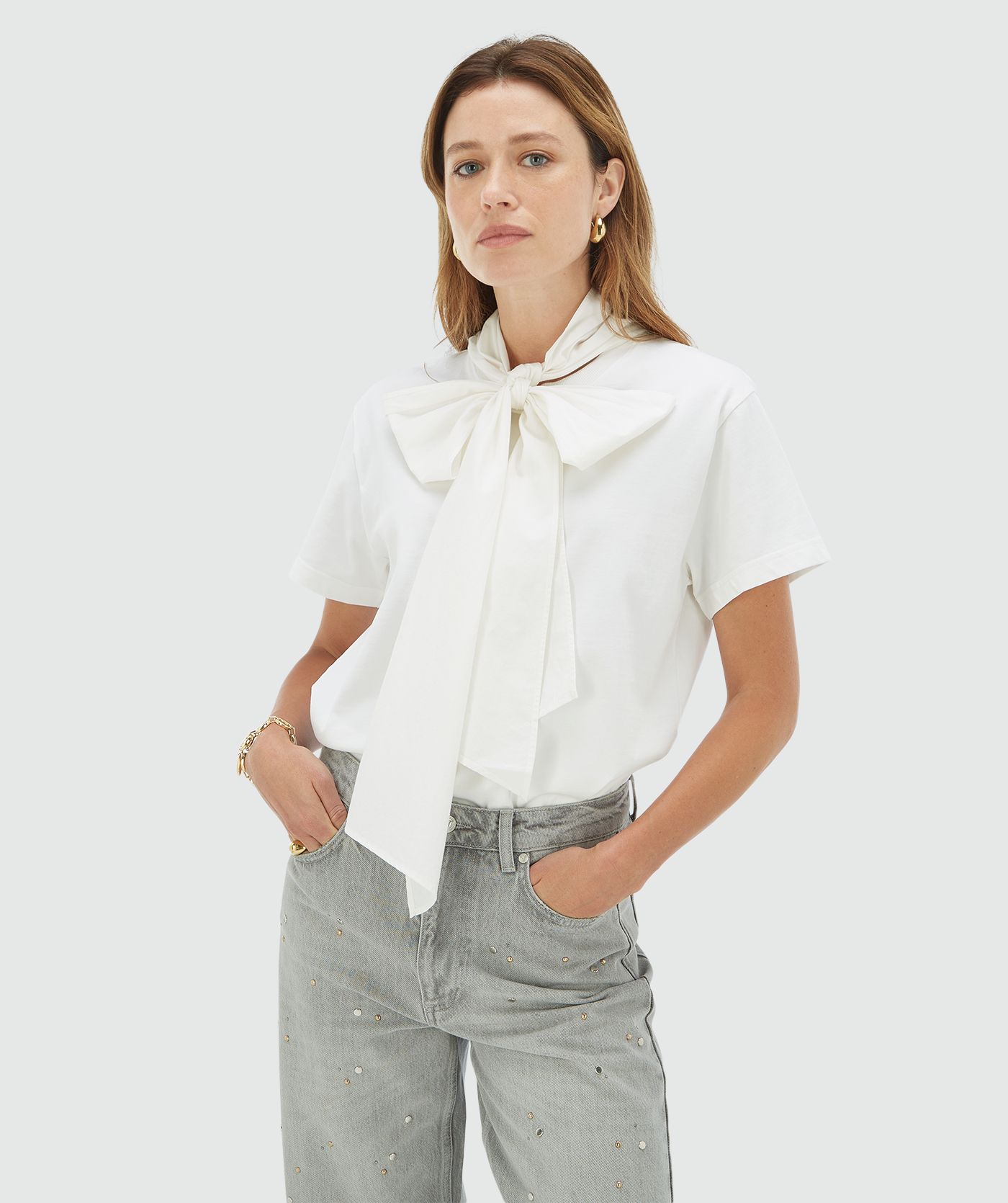 Blusa Oversized DARCY Com Laço - Josh V