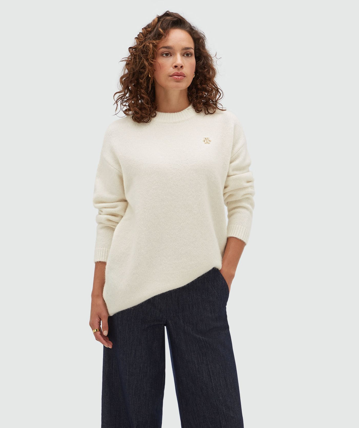 Camisola Oversized Elina em Mistura de Lã – Josh V — fotografia 1