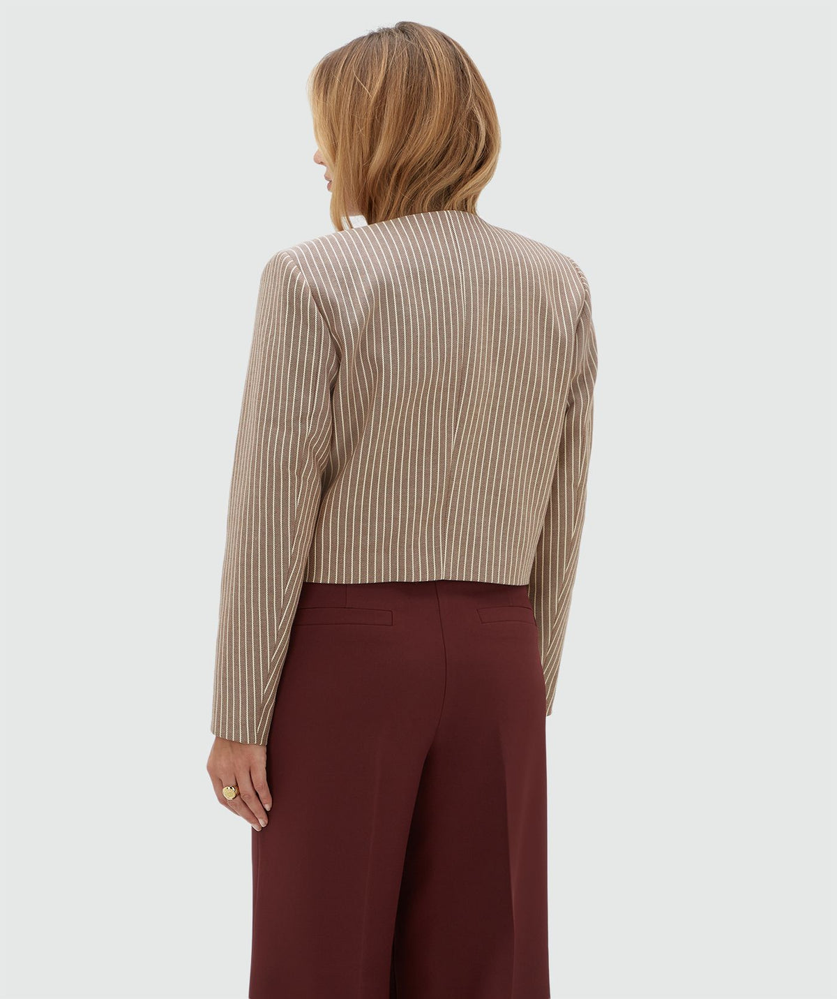 Blazer Cropped Elira às Riscas – imagem 5